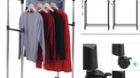 Double Pole Telescopic - Cloth Adjustable Rack