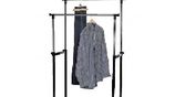 Double Pole Telescopic - Cloth Adjustable Rack