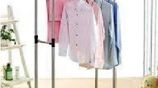 Double Pole Telescopic - Cloth Adjustable Rack