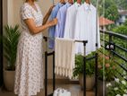 Double Pole Telescopic - Cloth Adjustable Rack