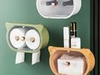 Double Roll Paper Cabinet Dispenser Toilet Tissue -
