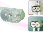 Double Roll Paper Cabinet Dispenser Toilet Tissue -