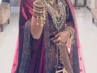 Double Shawl Bridal Lehenga