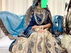 Double Shawl Bridal Lehenga