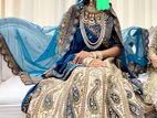 Double Shawl Bridal Lehenga