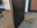 Double Side Black Menu Board