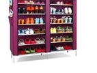 Double Side Column - 6 Layers Cover up Shoe Rack