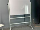Double-Sided Whiteboard with Movable Stand