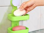 Double Soap Box - Bathroom Shelf Rack