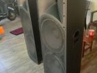Double Top 15" Speaker With Power Amp 2500W