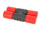 Double Tube(Row) Twist Shaker Hand Percussion For Performance(Red)