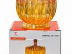 Dovalex Glass Candy Box with Lid Amber Jar CB-2155C