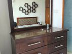 Dressing Table with Large Mirror and 8 Drawers