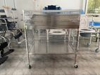 Drug Trolley - 2 Drawers Fully Stainless Steel