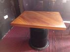 Drum base tables with chairs