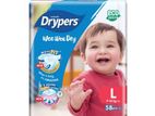 Drypers Wee Dry Large 58pcs