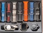 DT 900 Ul Tra 9 Smart Watch with 7 Straps