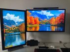 Dual IPS Monitors – 24" + 22" Full HD