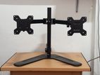 Dual monitor desk stand