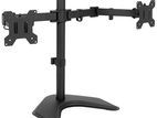 DUAL SCREEN MONITOR STAND - 90 DEGREES ROTATING TILT 10 To 32