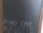 Dual-Sided Chalk Menu Board