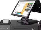 DUAL TOUCH DISPLAY BILLING POS SYSTEM BUDGET PACKEGE FULL SET 137,800/-