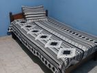 Double Bed with Spring Mattress