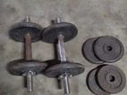 Dumbbell Set 4 X 2.5 Kg Plates 2x 1.5kg 2x1kg