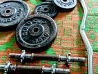 Dumbbells with Curve Bar