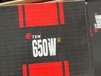 E TeK 650W (80 Plus) Gaming Power supply