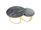 E5291 Black Marble Coffee Table (AP-28)