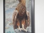 Eagle Cross Stitch Wall Pic