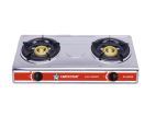 Earth Star 2 Burner Stainless Steel Gas Cooker Cosmo