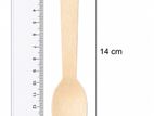 Eco-Friendly Disposable Wooden Spoons-14cm (100 Pcs)