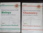 Edexcel IGCSE biology and chemistry CGP workbooks