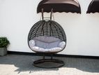 Egg-Shaped Two-Person Swing Chair Set