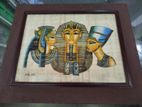 Egyptian Art of King Tut, Handmade Papyrus Paper