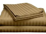 Egyptian Stripe Bed Sheet with 2 Pillow Covers