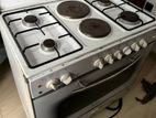 ELBA 4 Burner with 2 Hot Plate Large Oven
