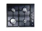 Elba 4 Burner Gas Cooker Hob 60cm- Black (ES60-401BKE)