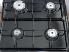 Elba 4 Gas Burner Built-in Cooker Hob (Black)