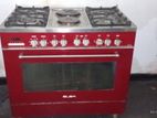 Elba 4 Gas Burner Hot Plate with Oven