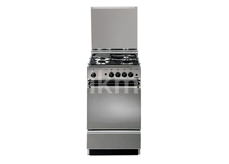 "ELBA" 50cm 3 Gas Burner + 1 Hot plate & Electric Oven Grey for Sale