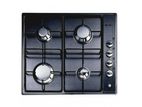 ELBA Four Gas Burners Cooker Hob - Black