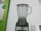 ELBA Glass Jar Blender With Grinder - Black (1.5L/500W)