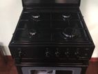 Elba Stainless Steel Four Burner Gas Cooker with Oven - N55K204