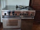 Elba Stainless Steel Gas with Electric Cooker –