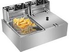 Electric Cooking Deep Fryer Double 12L