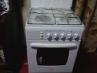 Electric Four Burner Cooker with Oven