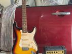Electric Guitar with Amp